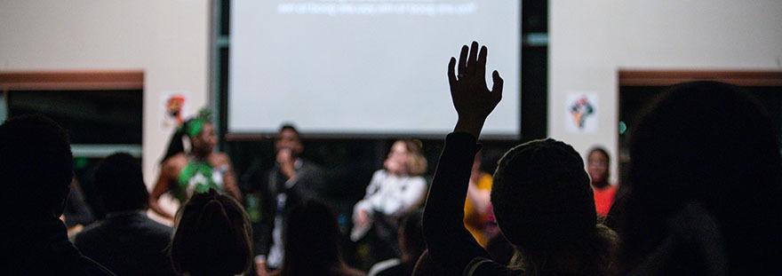 SPU community members engage in worship